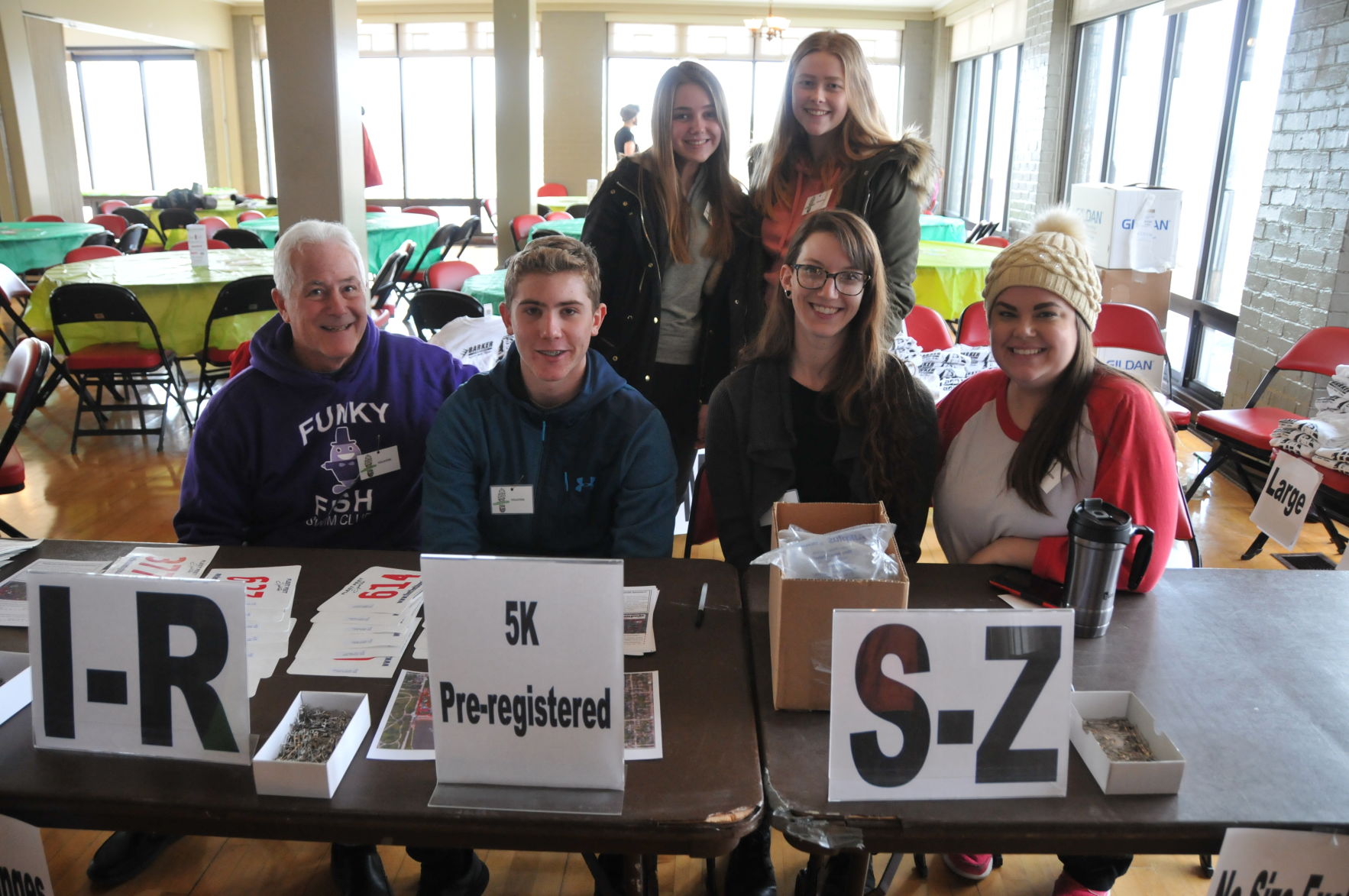 Seated: John and George Fish, Jayme Coulter, Tori Weinberg Standing: Erin Blakeney, Anna Starkey